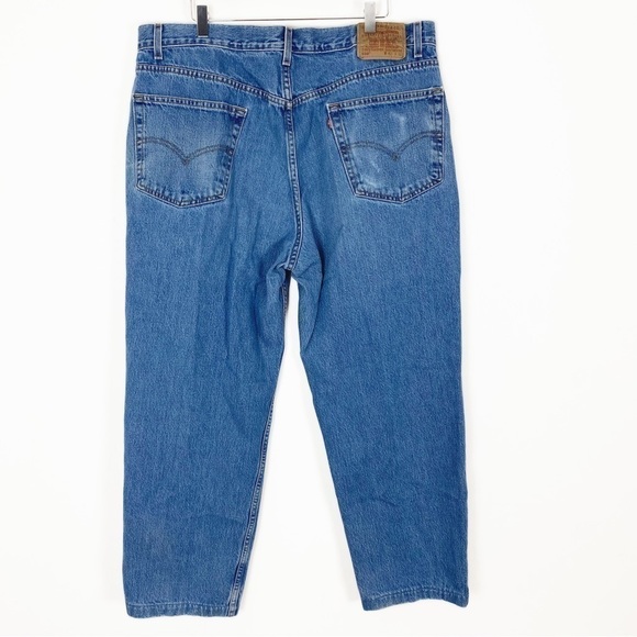 VINTAGE LEVI’S 550 90s Y2K Relaxed Fit Denim Jeans Size 42 Relaxed Fit Retro - Picture 1 of 10
